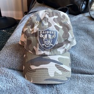 Raiders 47 brand Camo Hat